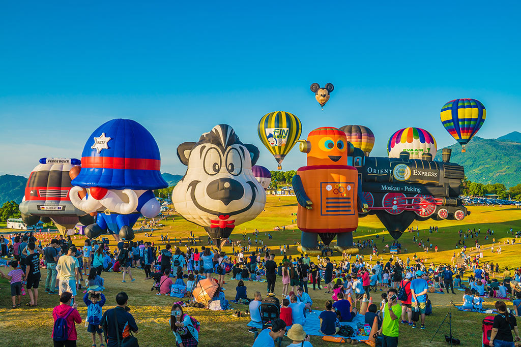 2019 Taitung Taiwan International Balloon Festival kicked off on June 29 (Source Taiwan Tourism)