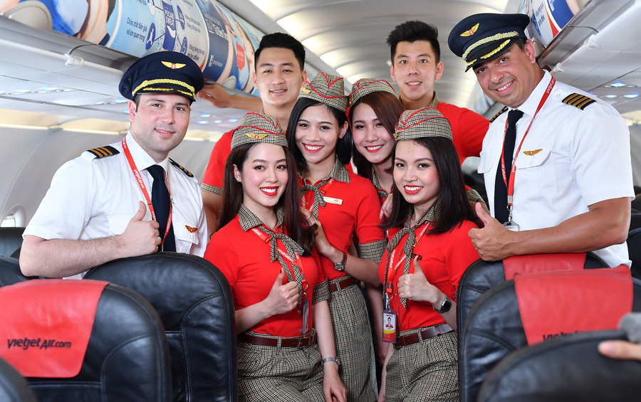 HÌnh ảnh từ VietJet Air