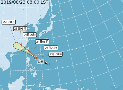 氣象局提醒，受到颱風外圍環流沉降影響，今(23)日苗栗以北、嘉義、高雄、臺東及金門地區有36度以上高溫發生的機率。(照片來源：氣象局)