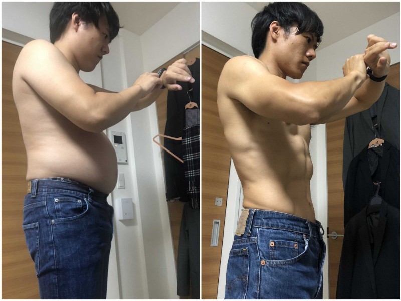 Japanese man claims he got rippling abs after trying Tabata regimen 4 minutes a day for 5 months