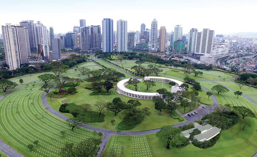 Photo Caption: New built visit center of Manila American Cemetery and Memorial Attribute: ARCHITECTUAL RECORD