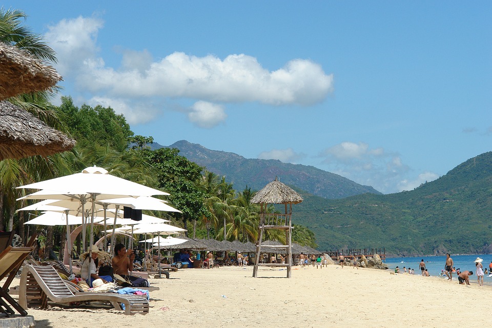 Bãi biển Khánh Hòa -  Nha Trang. Hình ảnh từ PIxabay