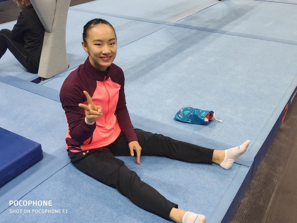 Ting Hua-tien first female Taiwanese gymnast to qualify for Olympics in 51 years(Photo by Ting's coach Tsai Heng-cheng)