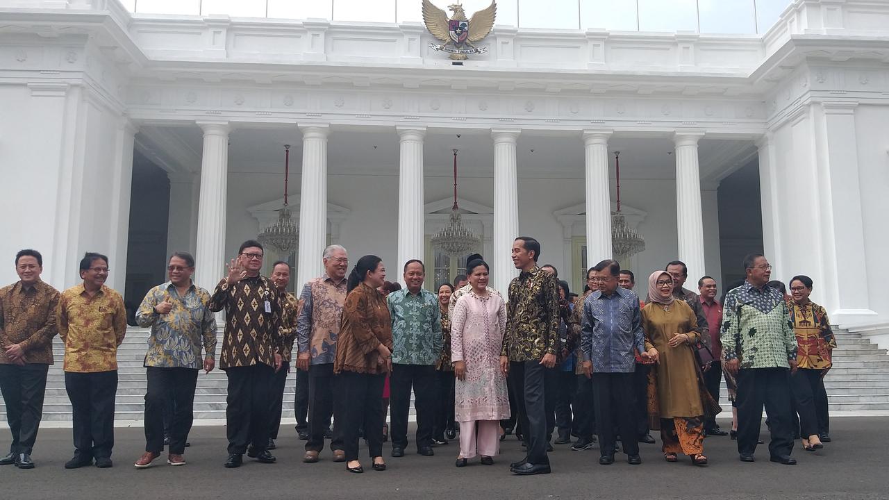 Pisah Sambut Menteri di Istana Bersama Jokowi-JK(foto:BeritaLiputanEnam)