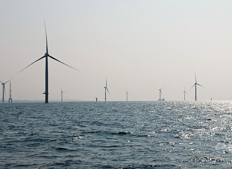 Offshore wind farm in Taiwan (CNA photo)