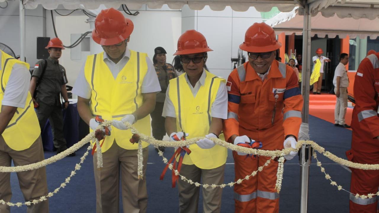 Pembukaan survei seismik 2D Komitmen Kerja Pasti (KKP) Jambi Merang di Tanjung Priok