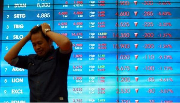 Harga Saham Terpuruk ke Level 6.117,36