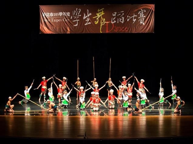 樟樹國小-參加新北市學生舞蹈比賽。(照片來源：新北市政府教育局)