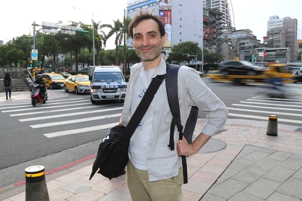 French filmmaker Jean-Robert Thomann in Taipei. (CNA photo)