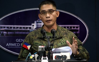 AFP spokesperson, Marine Brig. Gen. Edgard Arevalo. Photograph: PNA.