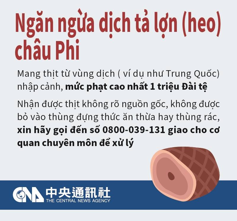 Thông cáo tuyên truyền lệnh cấm mang thịt 