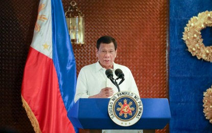 President Rodrigo Duterte. Photograph: PNA