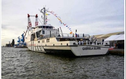 The ceremony officially designated the vessel as under the ownership of the Philippines. The vessel is expected to reach Manila on Feb. 10, 2020. Photograph: PNA