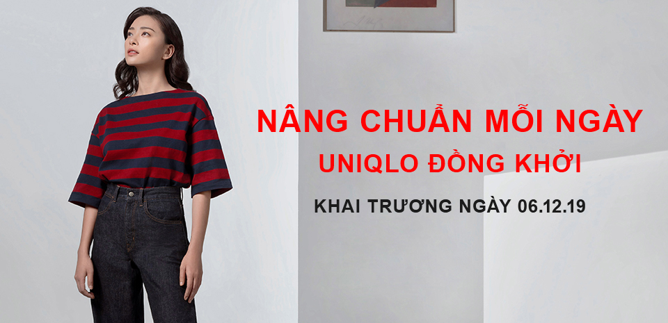 Hình ảnh Ngô Thanh Vân trên trang chủ Uniqlo Việt Nam (http://www.uniqlo.com/vn/)