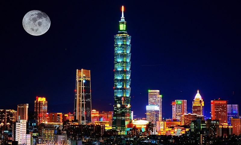 Taipei skyline (Wikimedia Commons photo)