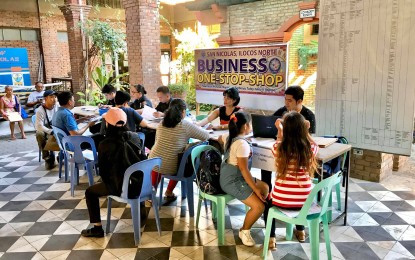 Local government units in Ilocos Norte set up business one-stop-shop in cities and municipalities of Ilocos Norte to speed up the processing of business application and renewal of business permits. Tourism enterprises are also reminded to secure their DOT accreditation. Photograph: PNA