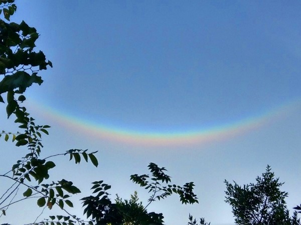 Rare optical phenomenon obsrved in Taichung Jan.6 (Facebook photo)
