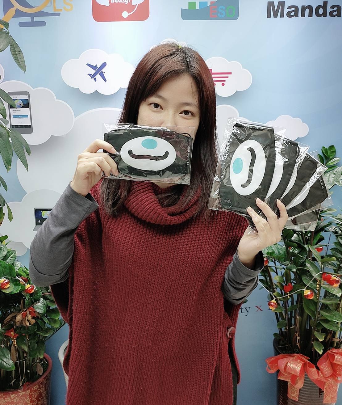 Bravo face mask. Source: Department of Information and Tourism, Taipei City Government