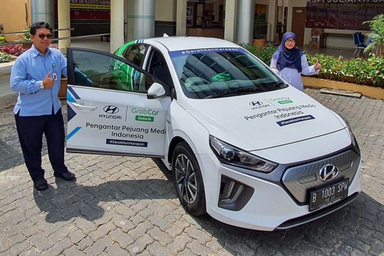 Hyundai Ioniq layani tenaga medis Covid-19(Hyundai Motors Indonesia)