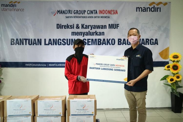 MUF berikan bantuan langsung ke masyarakat terdampak pandemi(KOMPAS)