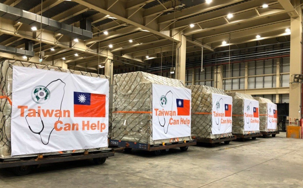 Mask donations ready to be delivered to US,Europe, and other nations. (MOFA photo)