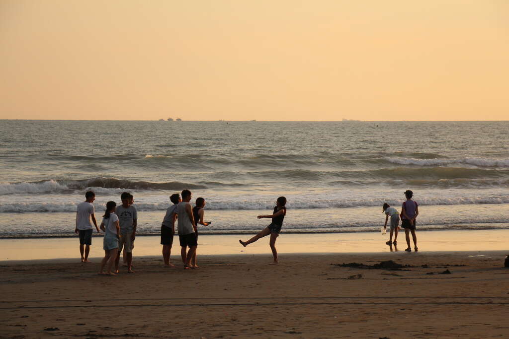 ชายหาดบนเกาะหยู๋กวง (ภาพจาก เว็บไซต์ Travel Tainan)