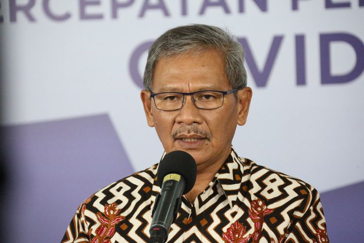 Juru Bicara Pemerintah untuk Penanganan Covid-19 Achmad Yurianto di Graha BNPB, Jakarta, Rabu (27/5/2020). (Dok. BNPB)