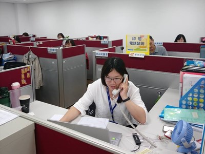 Cục Lao động Tp Đài Trung đã cho xây dựng Trung tâm dịch vụ & tư vấn Lao động nước ngoài với dịch vụ thông dịch đa ngôn ngữ (ảnh: Chính phủ Tp Đài Trung