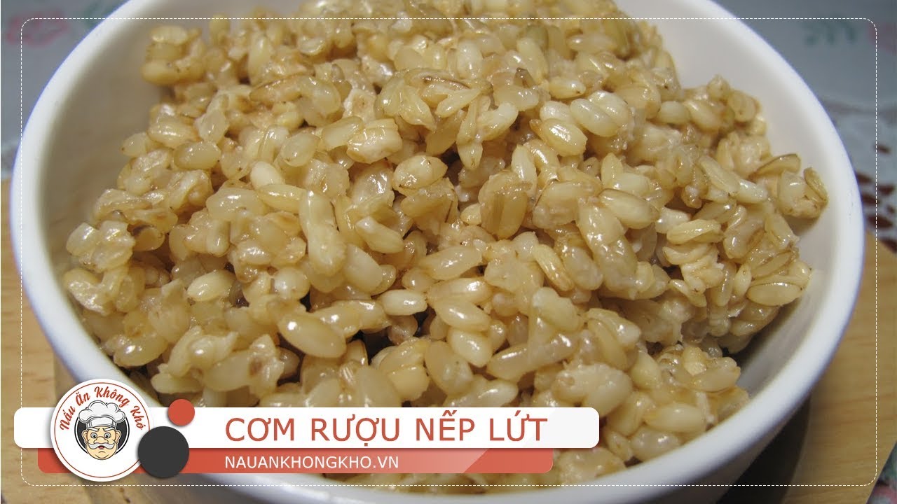 cơm rựu nếp lứt (ảnh: nauankhongkho