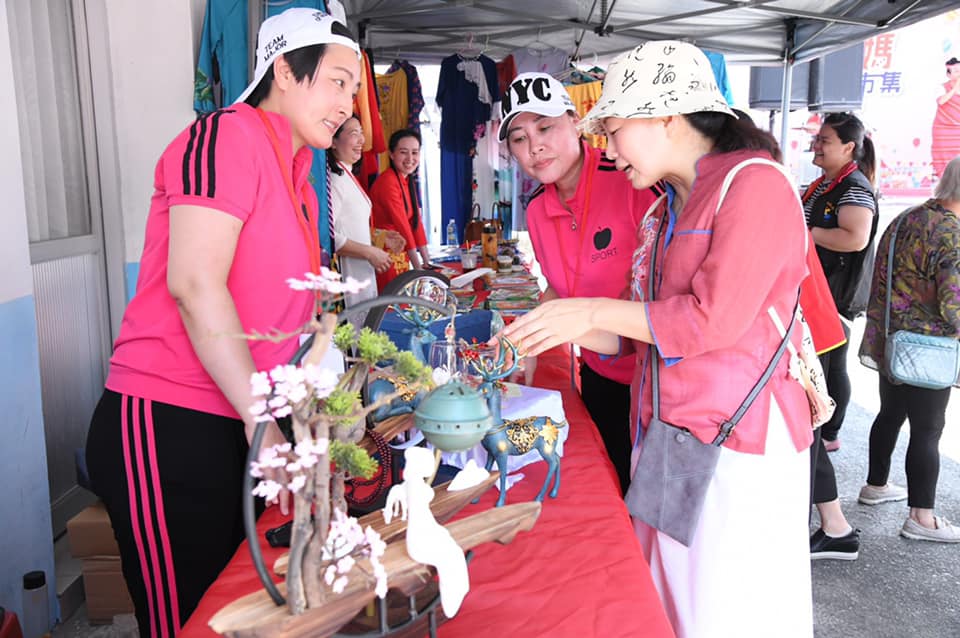 「Chợ phiên của những người mẹ nước ngoài năm 2020」tại Hoa Liên (ảnh: facebook Xu Zhen Wei