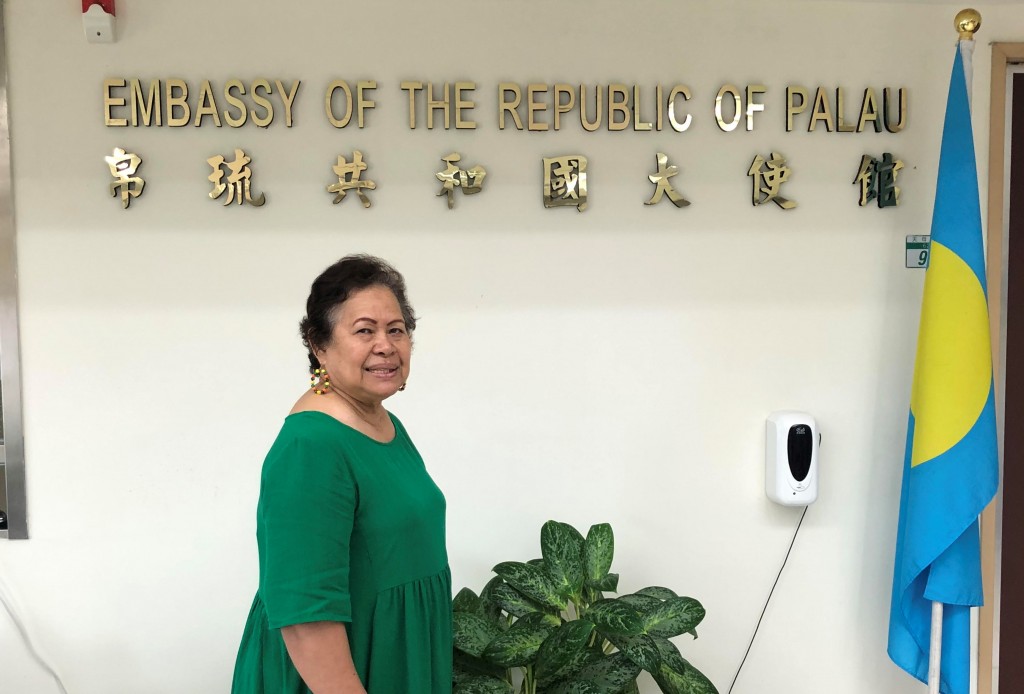 帛琉大使歐克麗(H.E. Ambassador Dilmei Louisa Olkeriil ) (照片來源：台灣英文新聞)