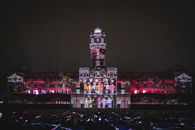 2020 Projection Mapping Show Featuring the Presidenial Office Building chính thức khai mạc vào ngày 6/10 (ảnh：總統府提供