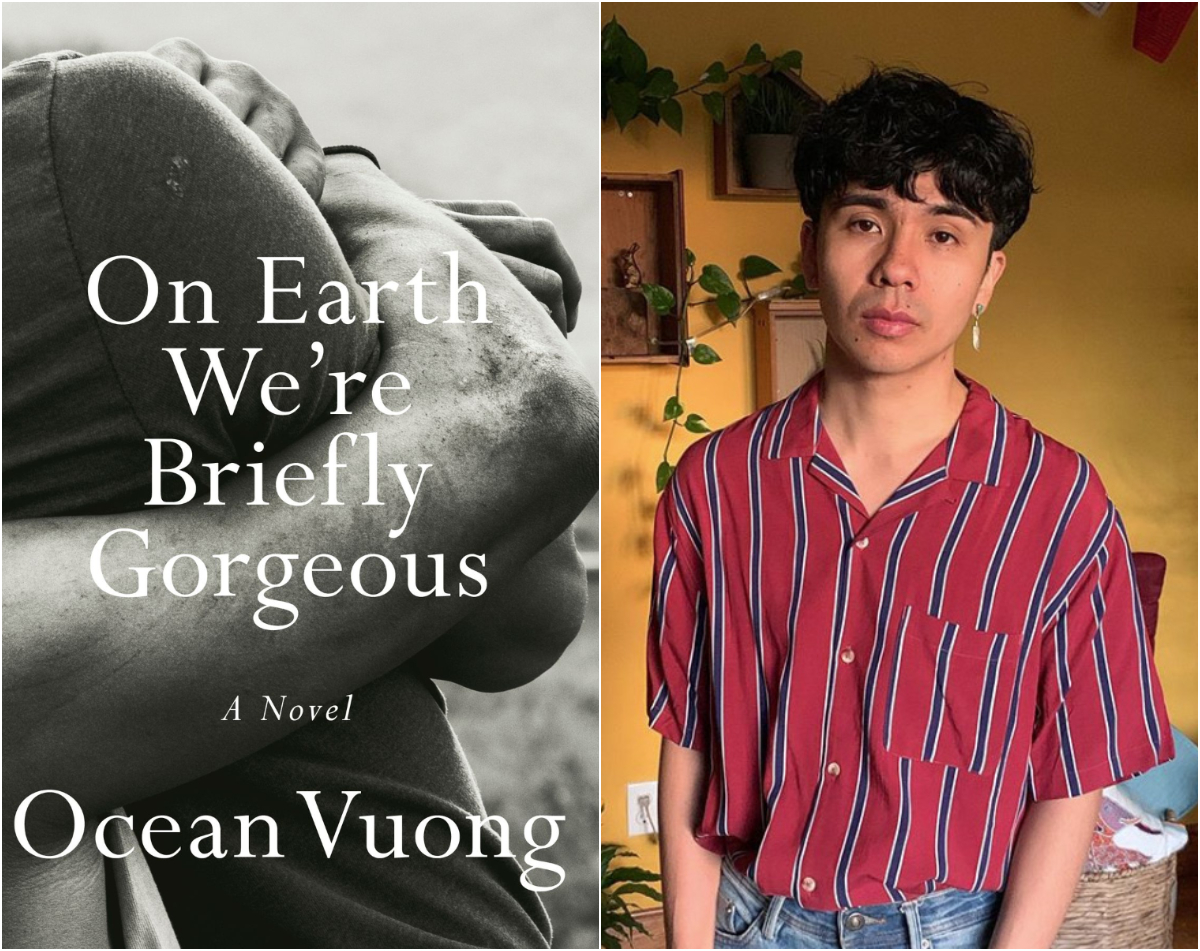 “On Earth We're Briefly Gorgeous (Một Thoáng Ta Rực Rỡ Ở Nhân Gian)” - tiểu thuyết đầu tay của nhà văn người Mỹ gốc Việt Vương Âu Hành (Ocean Vương) - nhà thơ trẻ tuổi nhất đoạt giải TS Eliot. (Ảnh: trích dẫn từ okapi.books.com.tw