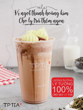 TP TEA luôn tự tin vào nguồn nguyên liệu đầu vào, cam kết pha chế ra những ly trà tuyệt hảo đến với khách hàng. (Ảnh: trích dẫn từ trang Brands.vn)