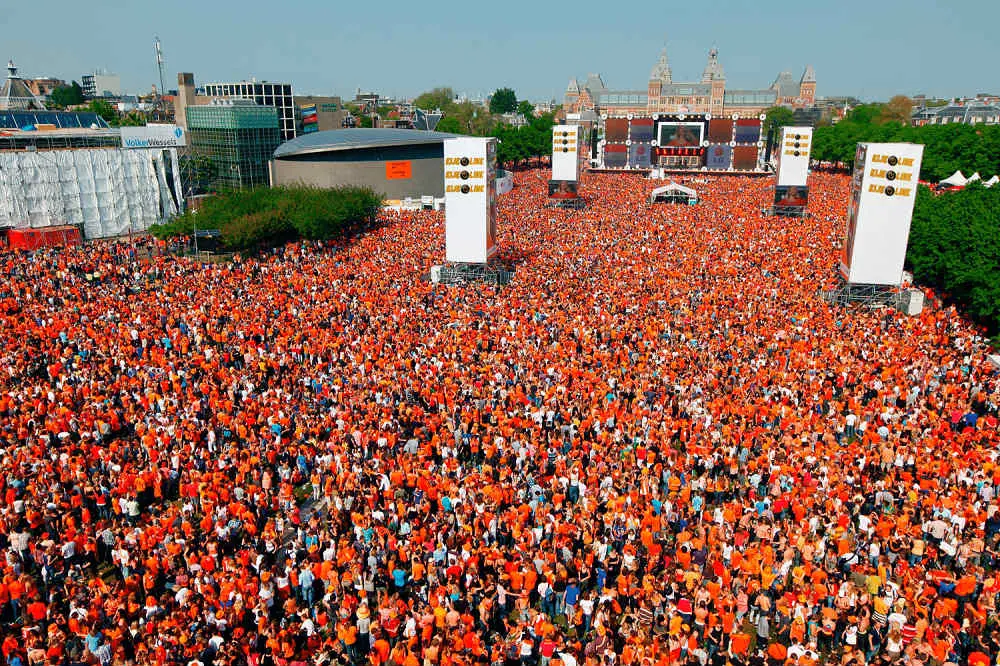 The Dutch holiday Koningsdag in the Netherlands. Image courtesy of Save A Train.  