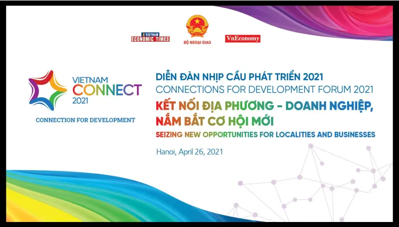 Bộ Ngoại giao Việt Nam và Vietnam Economic Times phối hợp tổ chức Diễn đàn Nhịp cầu Phát triển Việt Nam 2021. (Ảnh: trích dẫn từ trang Thế giới và Việt Nam