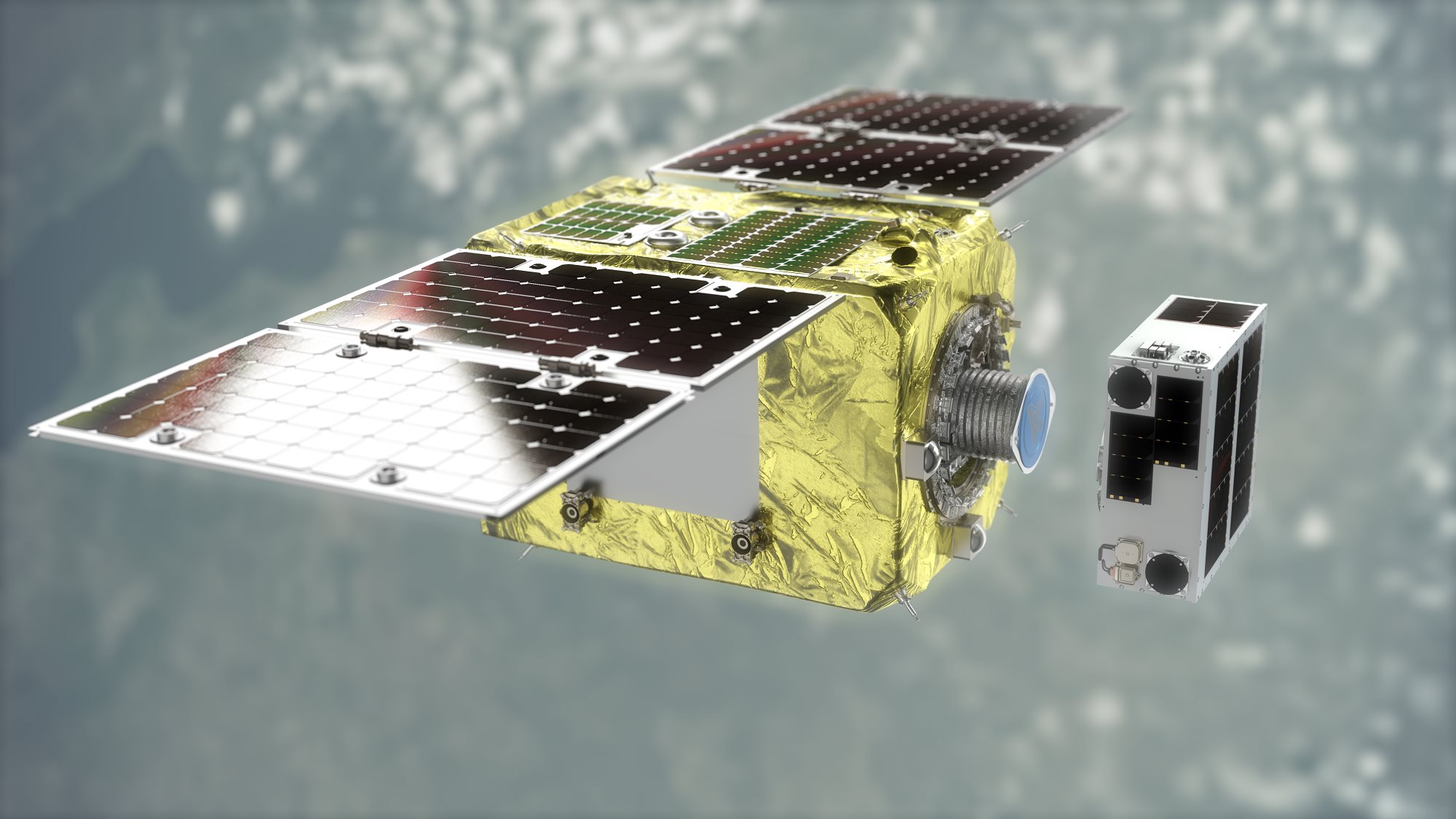  ELSA-d ／ ภาพจาก แฟนเพจเฟสบุ๊ค Astroscale