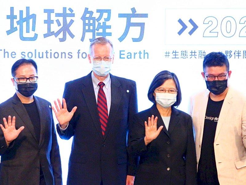 Presiden Tsai Menyebutkan Taiwan untuk Mencapai Emisi Karbon Nol Bersih pada Tahun 2050. Sumber : Liberty Times Net