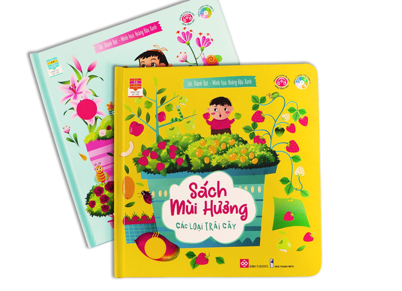 Độc đáo bộ sách tự phát ra mùi hương đầu tiên cho trẻ em tại Việt Nam. (Ảnh: trích dẫn từ vneconomy.vn