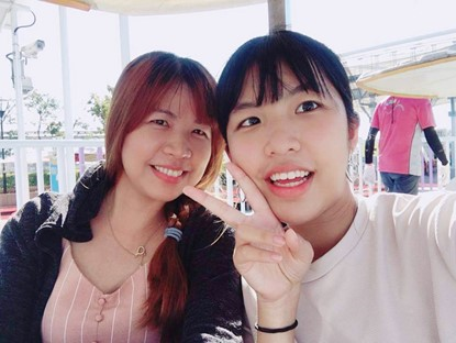 Li Jialing dan ibunya hampir sama seperti kakak beradik, sering bepergian dan mengobrol bersama. Sumber: Kantor Layanan Kota Taipei