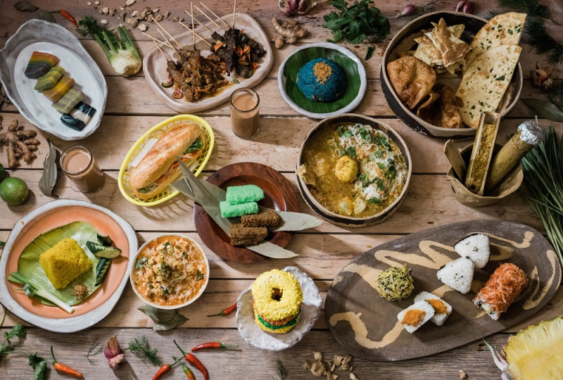 Khám phá giao thoa ẩm thực quốc tế tại Festival đa văn hóa thành phố Tân Bắc 2023. (Ảnh: Chính quyền TP. Tân Bắc)
