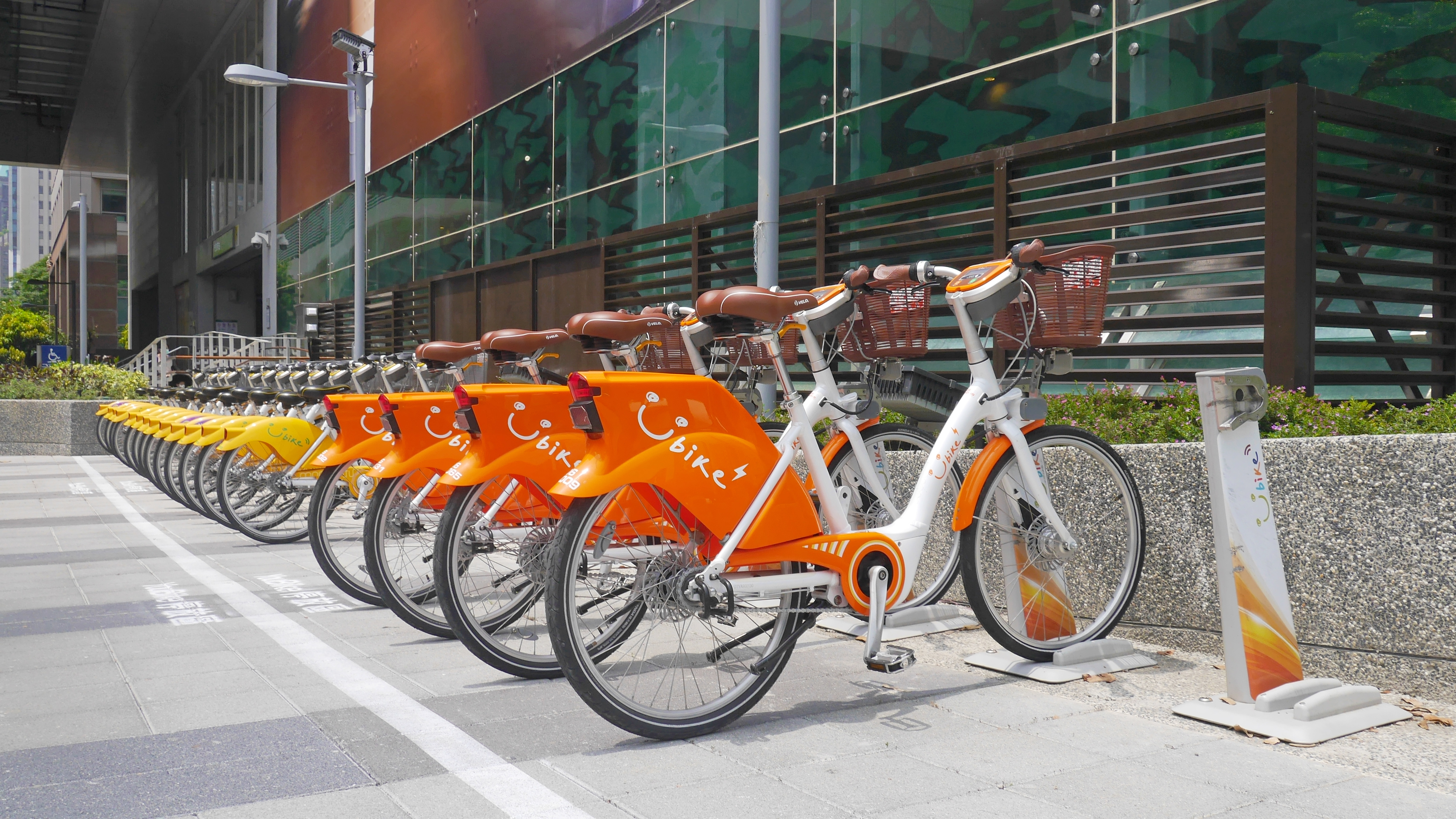 The YouBike system was hacked with 40,000 members' Taiwanese personal information stolen. Photo provided by Taichung City Government