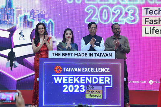 經濟部國際貿易局及外貿協會，日前於加爾各答舉辦「台灣精品時尚生活日」  圖／外貿協會提供