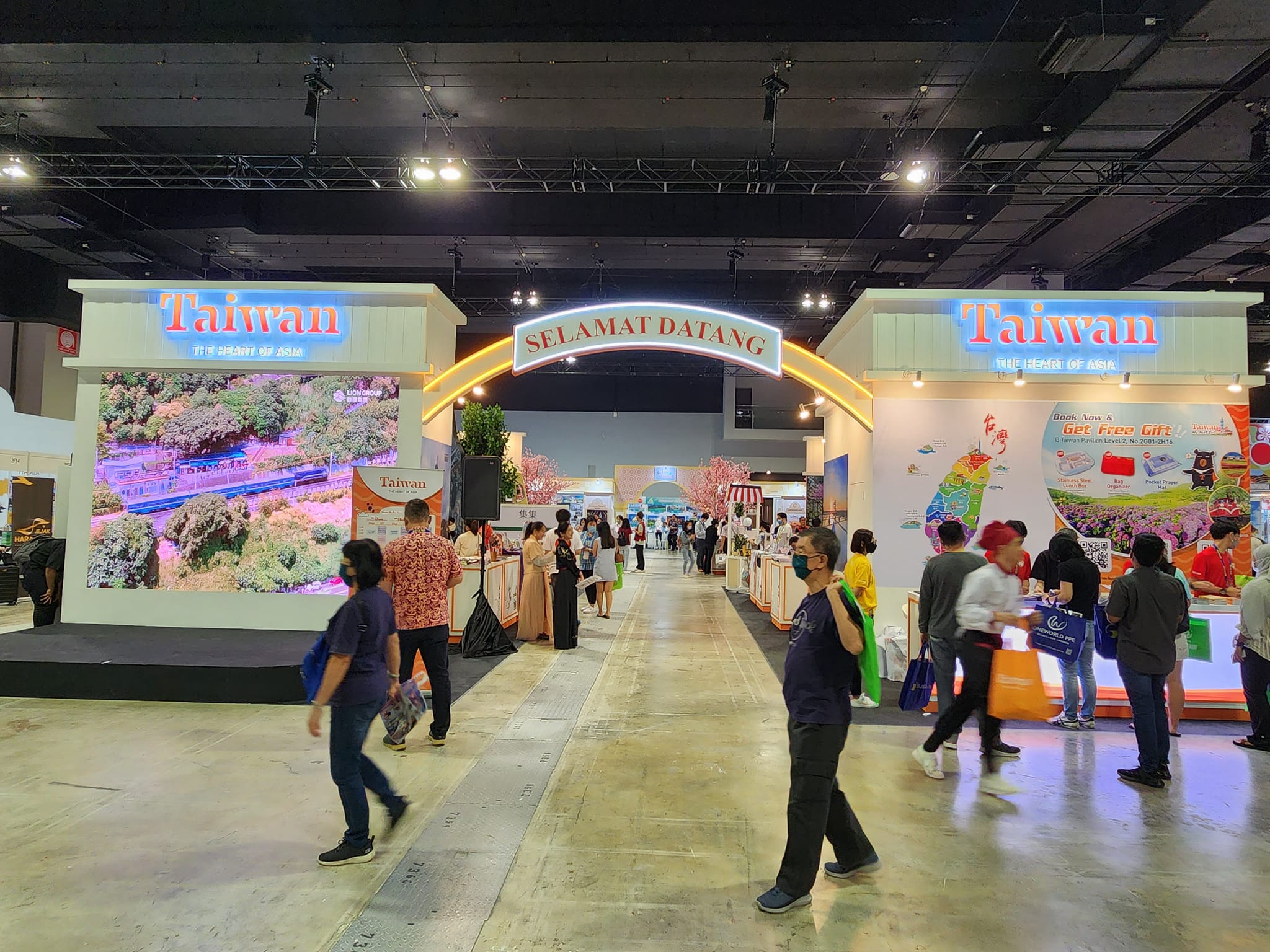 Pemerintah Kota Taichung Berpartisipasi di Malaysia Travel Fair