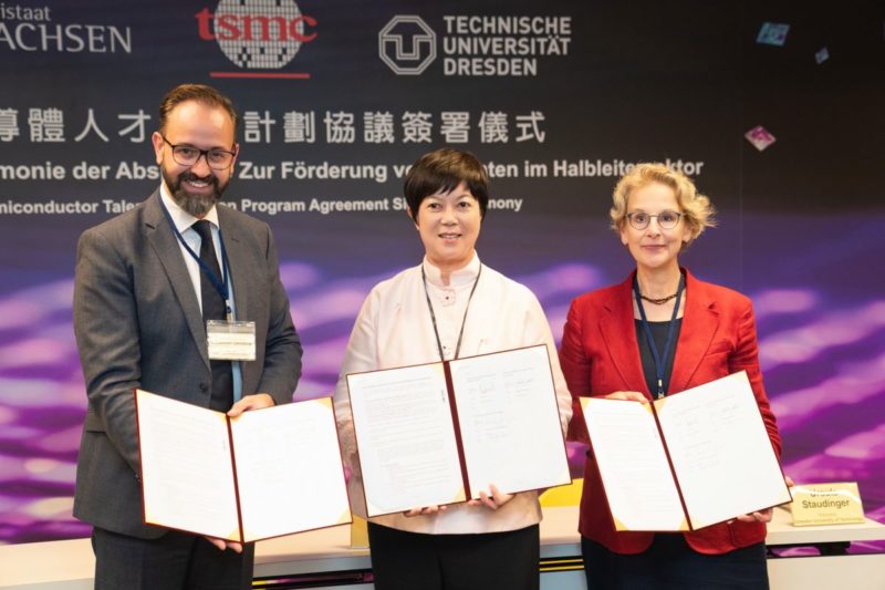 Germany and TSMC strike an agreement to develop talent in semiconductors.  Photo provided by TSMC