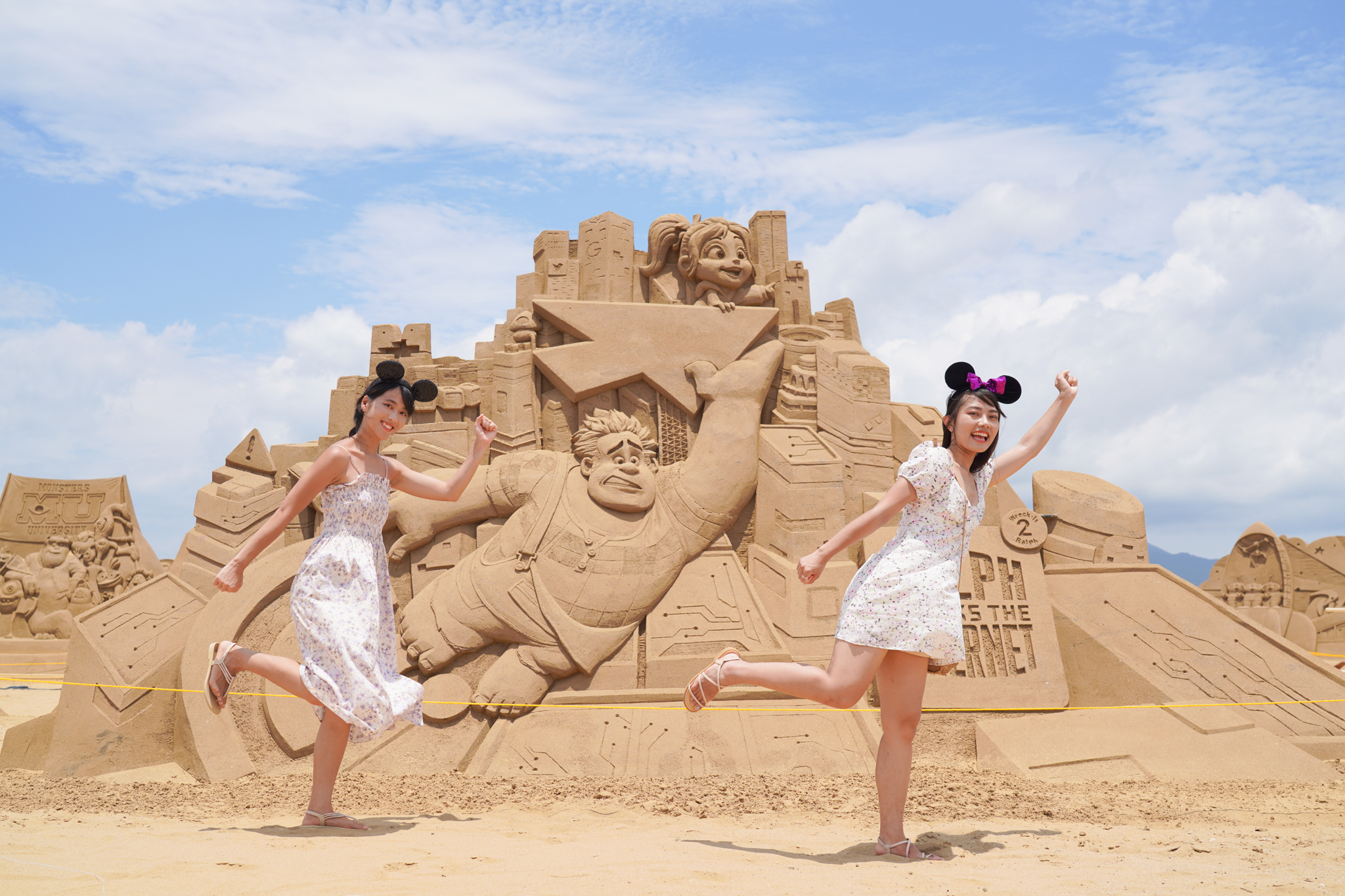 迪士尼百年慶 經典角色都在福隆國際沙雕藝術季精彩呈現