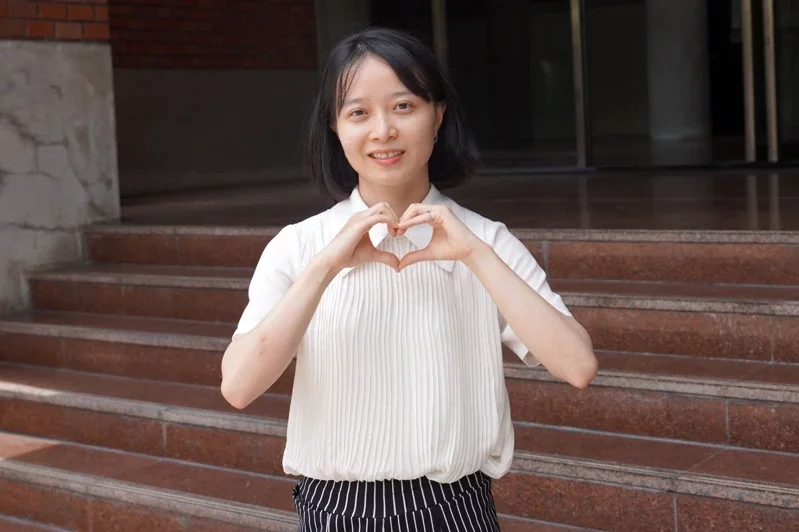 Cô bạn Hoàng Lâm Đào hiện đang theo học Thạc sĩ khoa Quản trị kinh doanh tại Đại học Da Yeh. (Ảnh: Đại học Da Yeh)