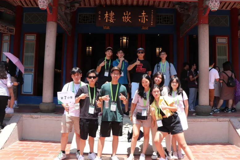 來自印尼的141位海外華裔青年，參加為期14天的台灣觀摩團活動 圖／健行科技大學提供