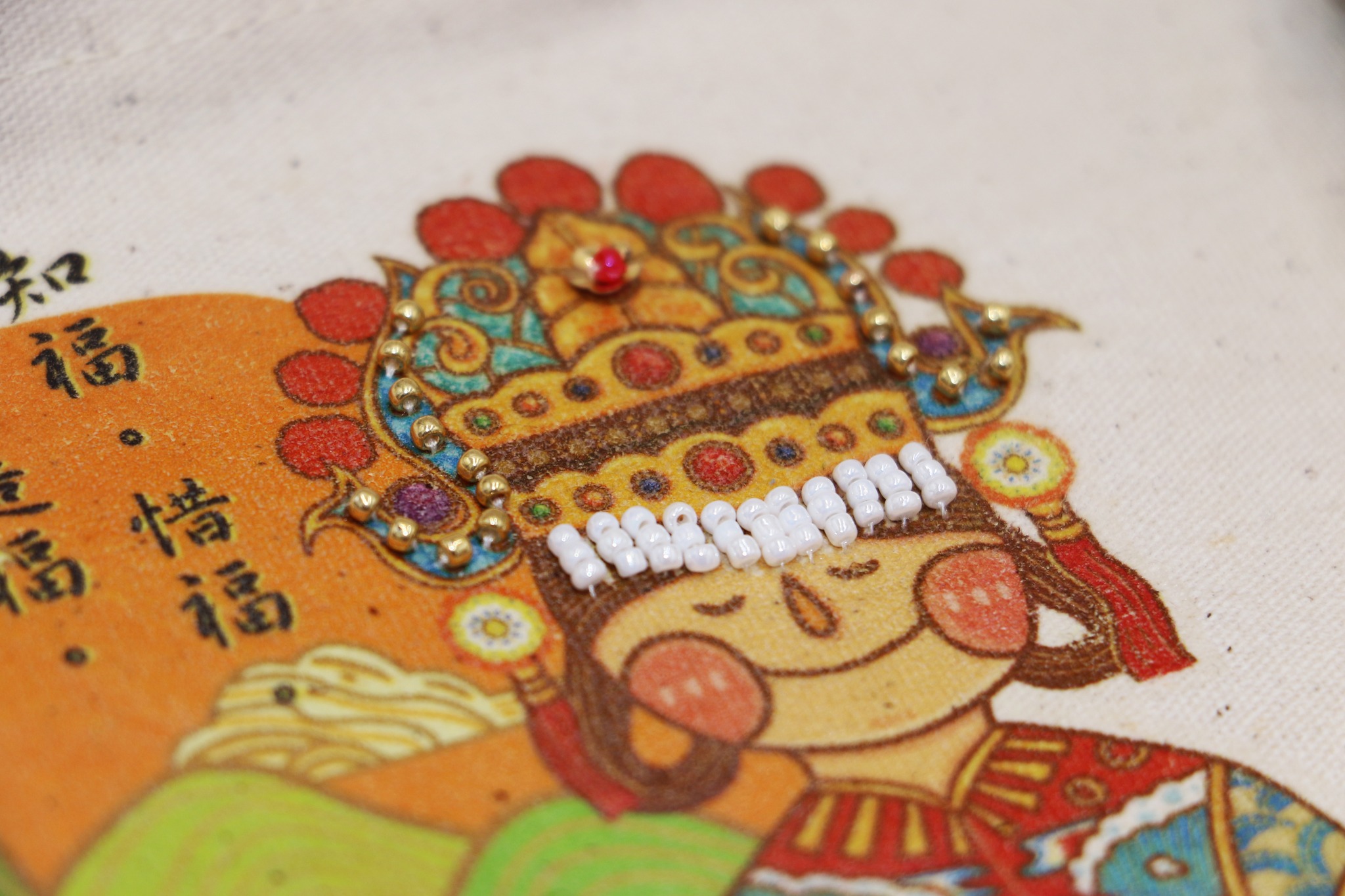 Karya bordir dibawakan oleh tim Embroidery Story House.  (Sumber foto: Facebook Embroidery Story House)