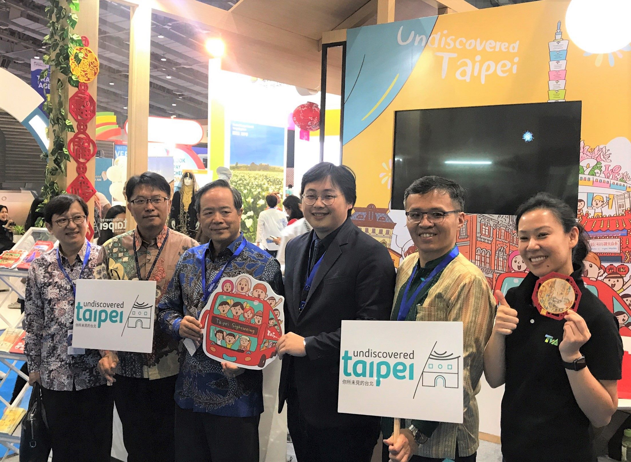 The Taiwan Tourism Bureau participates in Indonesian Kompas Travel Fair to promote Taiwan tourism.  Photo provided by Tourism Bureau 